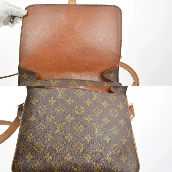 LOUIS VUITTON Cartouchiere GM Shoulder Bag Monogram Leather Brown M51252 39KC446 - Picture 8 of 16